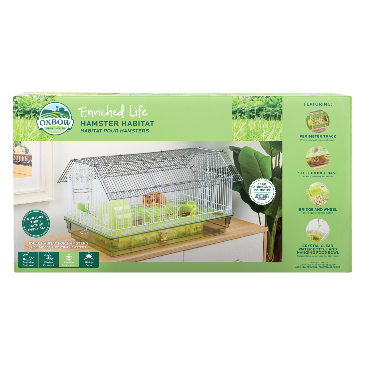 Oxbow Animal Health Enriched Life Hamster Habitat One Size