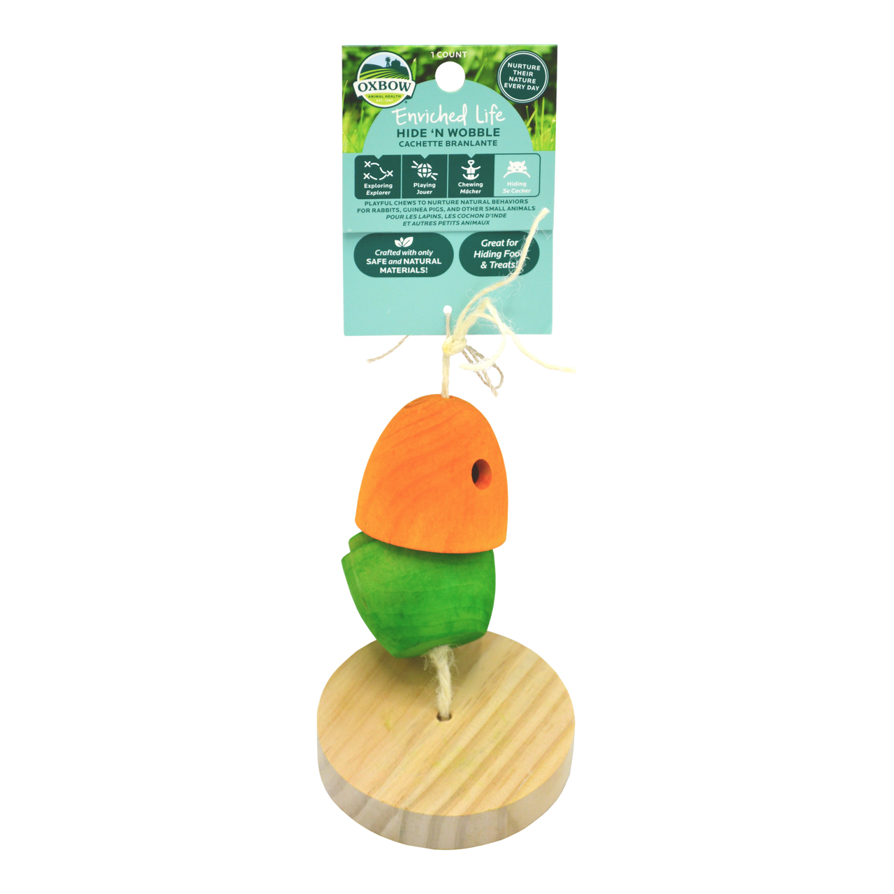 Oxbow Animal Health Enriched Life Hide 'n Wobble Small Animal Chew One Size
