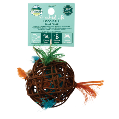 Oxbow Animal Health Enriched Life Loco Ball Small Toy One Size - Small - Pet