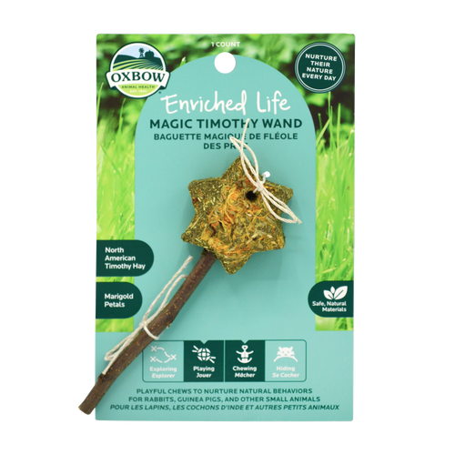 Oxbow Animal Health Enriched Life Magic Timothy Wand Small Chew One Size - Small - Pet