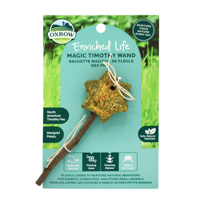 Oxbow Animal Health Enriched Life Magic Timothy Wand Small Chew One Size - Small - Pet