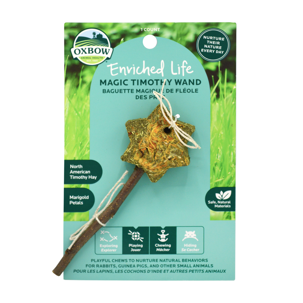 Oxbow Animal Health Enriched Life Magic Timothy Wand Small Animal Chew One Size