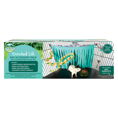Oxbow Animal Health Enriched Life Rat Starter Kit Accessory Pack One Size - Small - Pet