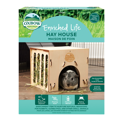 Oxbow Animal Health Enriched Life Small Aimal Play Hay House Tan One Size - Small - Pet