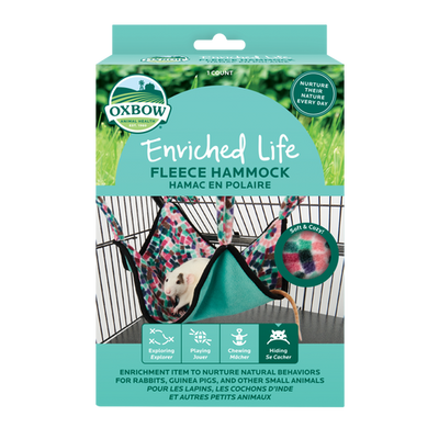 Oxbow Animal Health Enriched Life Small Fleece Hammock One Size - Small - Pet