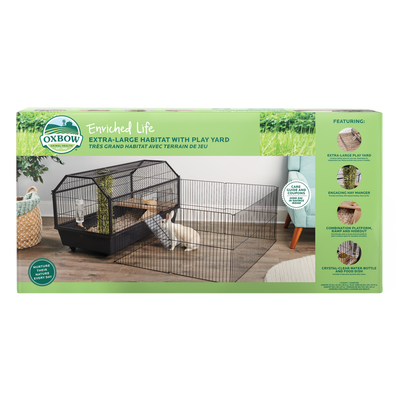 Oxbow Animal Health Enriched Life Small Animal Habitat w/Play Yard XL