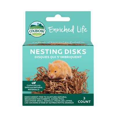 Oxbow Animal Health Enriched Life Small Animal Nesting Disks One Size