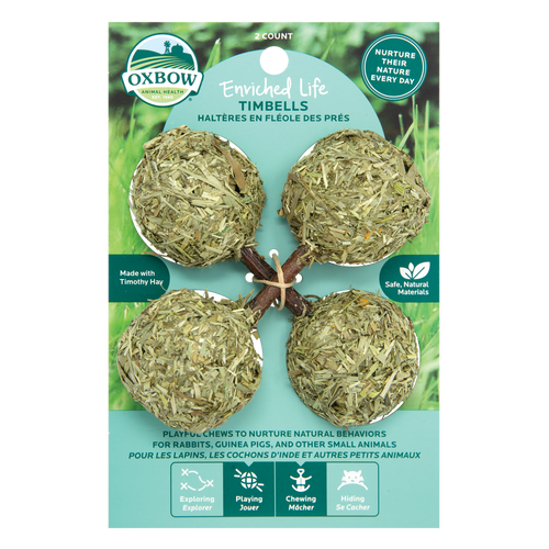 Oxbow Animal Health Enriched Life Timbells Small Toy One Size - Small - Pet