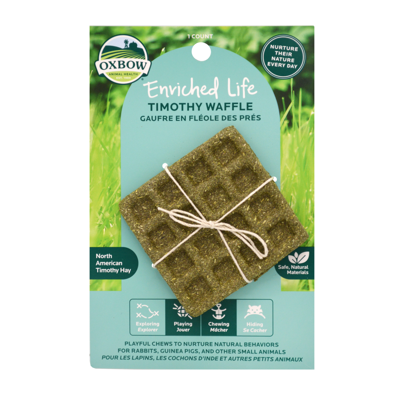 Oxbow Animal Health Enriched Life Timothy Waffle Small Animal Chew One Size