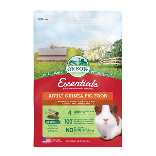 Oxbow Animal Health Essentials Adult Guinea Pig Food 10lb - Small - Pet