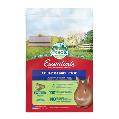 Oxbow Animal Health Essentials Adult Rabbit Food 10lb - Small - Pet