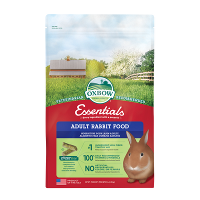 Oxbow Animal Health Essentials Adult Rabbit Food 5lb - Small - Pet