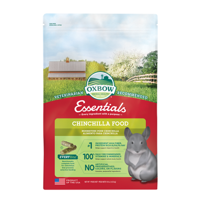 Oxbow Animal Health Essentials Chinchilla Food 10lb - Small - Pet