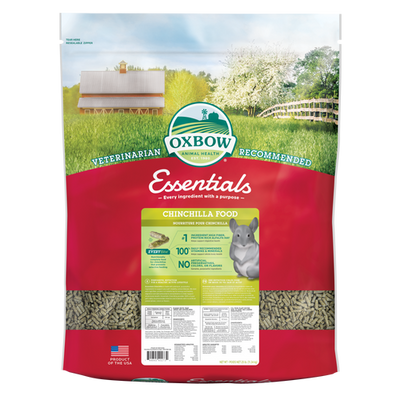 Oxbow Animal Health Essentials Chinchilla Food 25lb - Small - Pet