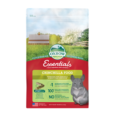 Oxbow Animal Health Essentials Chinchilla Food 3lb - Small - Pet