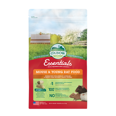 Oxbow Animal Health Essentials Mouse & Young Rat Food 2.5lb - Small - Pet