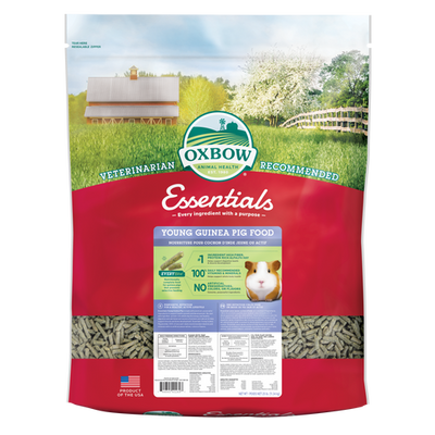 Oxbow Animal Health Essentials Young Guinea Pig Food 25lb - Small - Pet