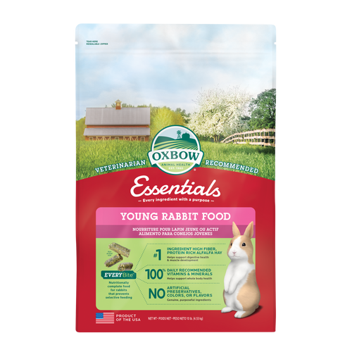 Oxbow Animal Health Essentials Young Rabbit Food 10lb - Small - Pet