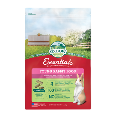 Oxbow Animal Health Essentials Young Rabbit Food 10lb - Small - Pet