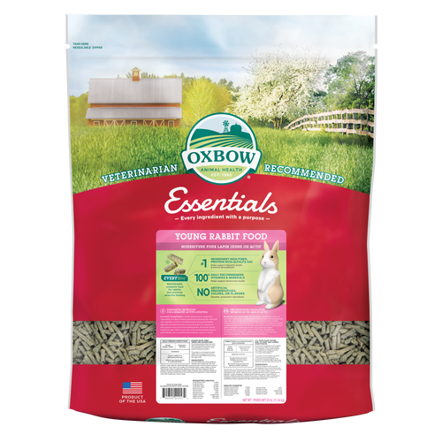 Oxbow Animal Health Essentials Young Rabbit Food 25lb - Small - Pet