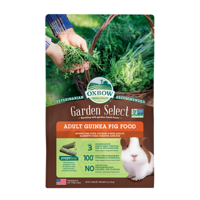 Oxbow Animal Health Garden Select Adult Guinea Pig Food 4lb - Small - Pet