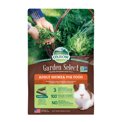 Oxbow Animal Health Garden Select Adult Guinea Pig Food 4lb