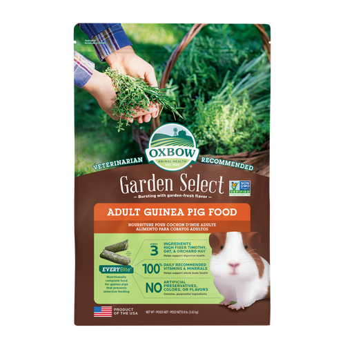 Oxbow Animal Health Garden Select Adult Guinea Pig Food 8lb - Small - Pet