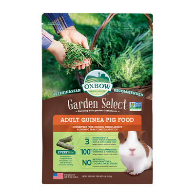 Oxbow Animal Health Garden Select Adult Guinea Pig Food 8lb - Small - Pet