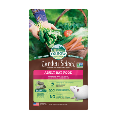 Oxbow Animal Health Garden Select Adult Rat Food 2.5lb - Small - Pet