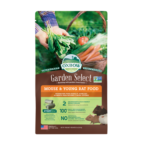 Oxbow Animal Health Garden Select Mouse & Young Rat Food 2lb - Small - Pet