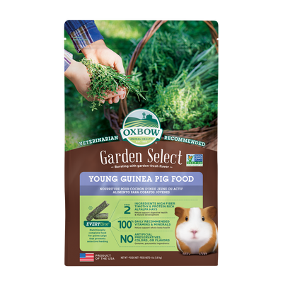 Oxbow Animal Health Garden Select Young Guinea Pig Food 4lb