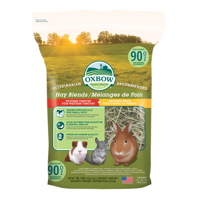 Oxbow Animal Health Hay Blends Western Timothy & Orchard Small Animal Treat 90oz