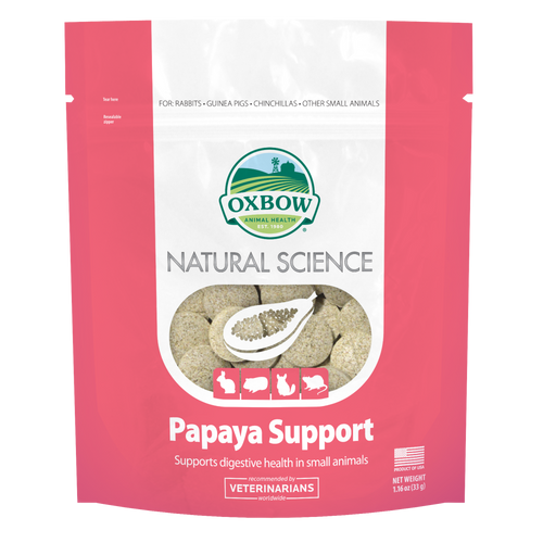 Oxbow Animal Health Natural Science Small Papaya Support Supplement 1.16oz - Small - Pet