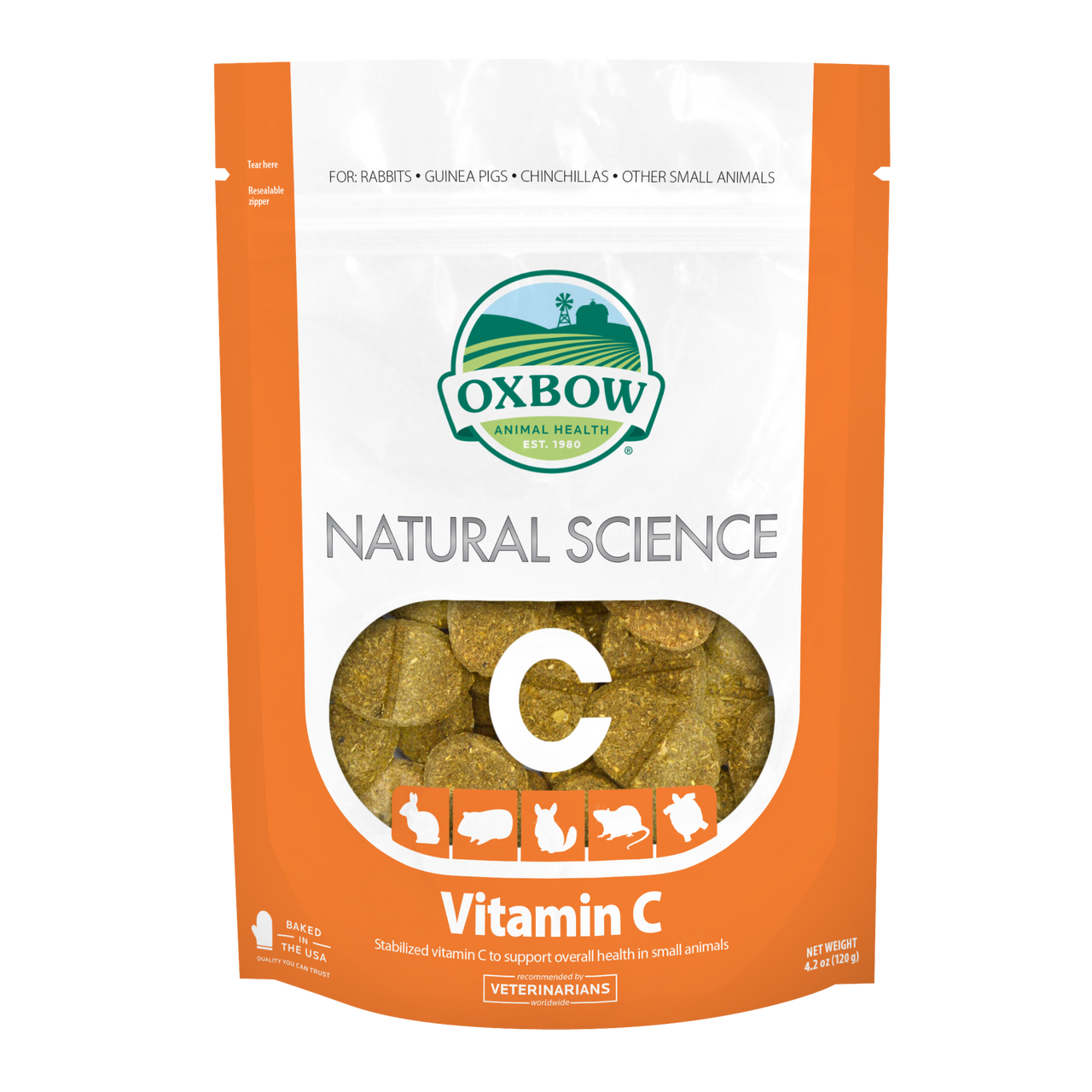 Oxbow Animal Health Natural Science Small Animal Vitamin C Support Supplement 4.2oz