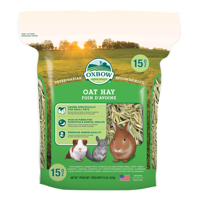 Oxbow Animal Health Oat Hay Small Animal Treat 15oz