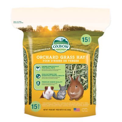 Oxbow Animal Health Orchard Grass Hay 15oz - Small - Pet