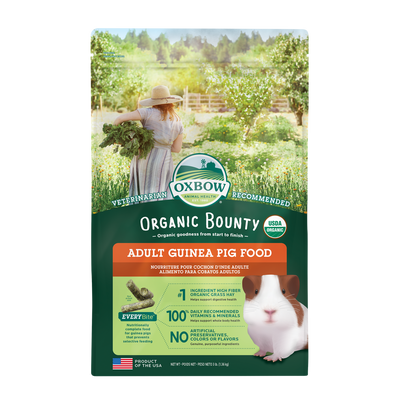 Oxbow Animal Health Organic Bounty Adult Guinea Pig Food 3lb