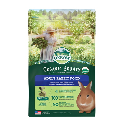 Oxbow Animal Health Organic Bounty Adult Rabbit Food 3lb