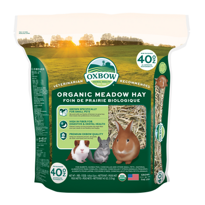 Oxbow Animal Health Organic Meadow Hay Small Treat 40oz - Small - Pet