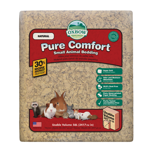 Oxbow Animal Health Pure Comfort Small Bedding Natural 56L - Small - Pet