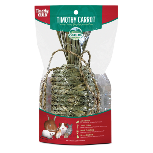 Oxbow Animal Health Timothy CLUB Carrot Small Treat One Size - Small - Pet