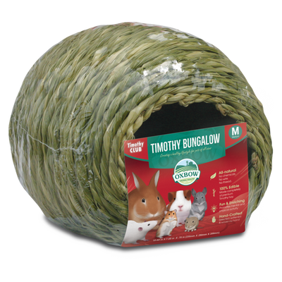 Oxbow Animal Health Timothy CLUB Hay Small Bungalow Tan MD - Small - Pet