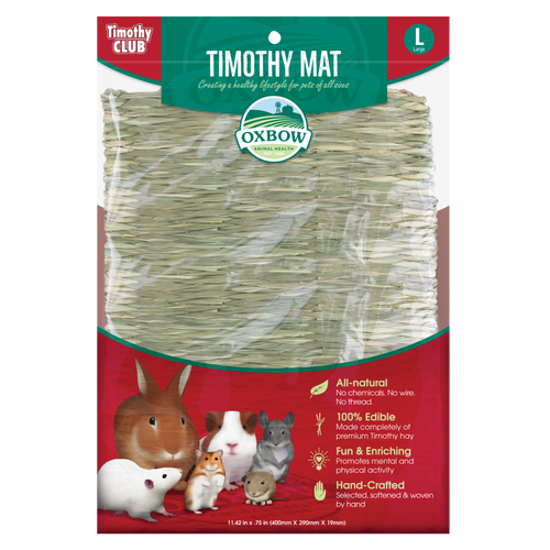Oxbow Animal Health Timothy CLUB Hay Small Mat LG - Small - Pet