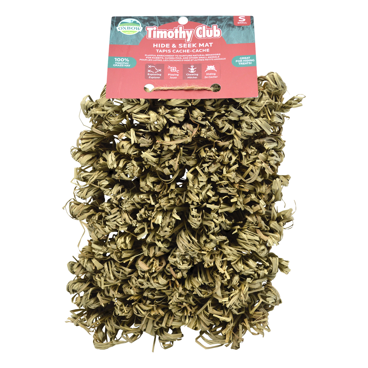 Oxbow Animal Health Timothy CLUB Hide & Seek Small Animal Mat SM