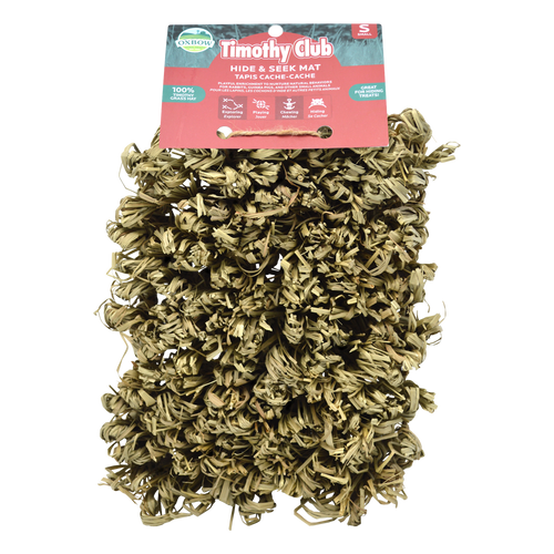 Oxbow Animal Health Timothy CLUB Hide & Seek Small Mat SM - Small - Pet