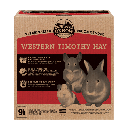 Oxbow Animal Health Western Timothy Hay 9lb - Small - Pet