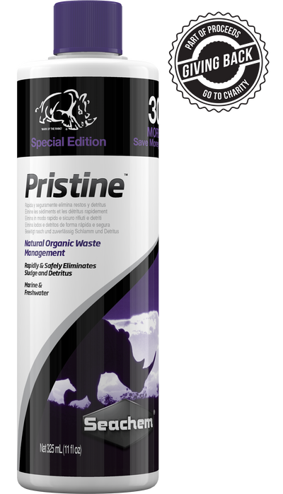 Seachem Laboratories Pristine Biological Conditioner 325Ml/11Oz Bonus Size 000116012485