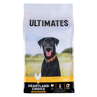 Ultimates Heartland Choice Dry Dog Food 28 lb 034846596182