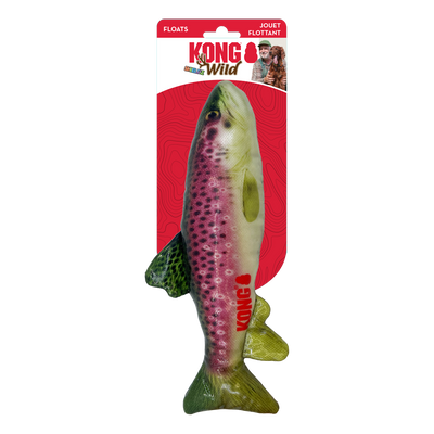 KONG Wild Shieldz Dog Training Fish Dummy Trout Medium 035585523217