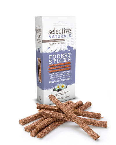 Science Selective Forest Sticks w/Blackberry & Chamomile for Guinea Pigs 4ea/2.1 oz 730582000098